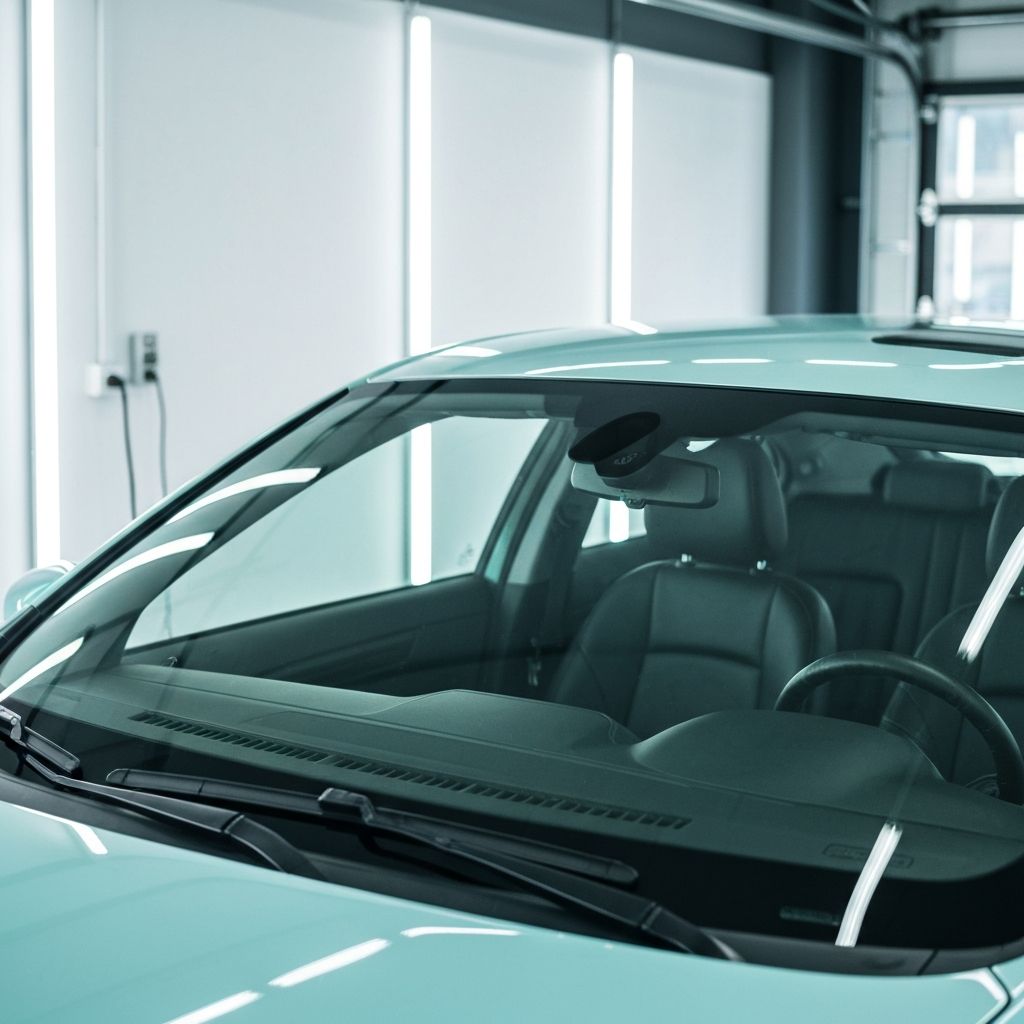 Professional windshield repair service